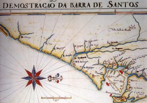 B - Demosnstração da Barra de Santos - 1627-1675 - Mapa 1993